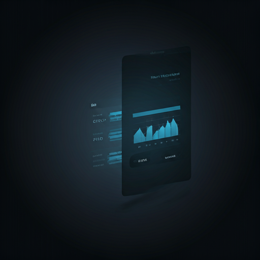 Minimalist dashboard interface